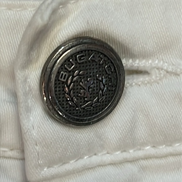Bugatchi White Pants Flat Front Cotton Stretch Contemporary Fit Portugal 35x29 - Picture 2 of 12